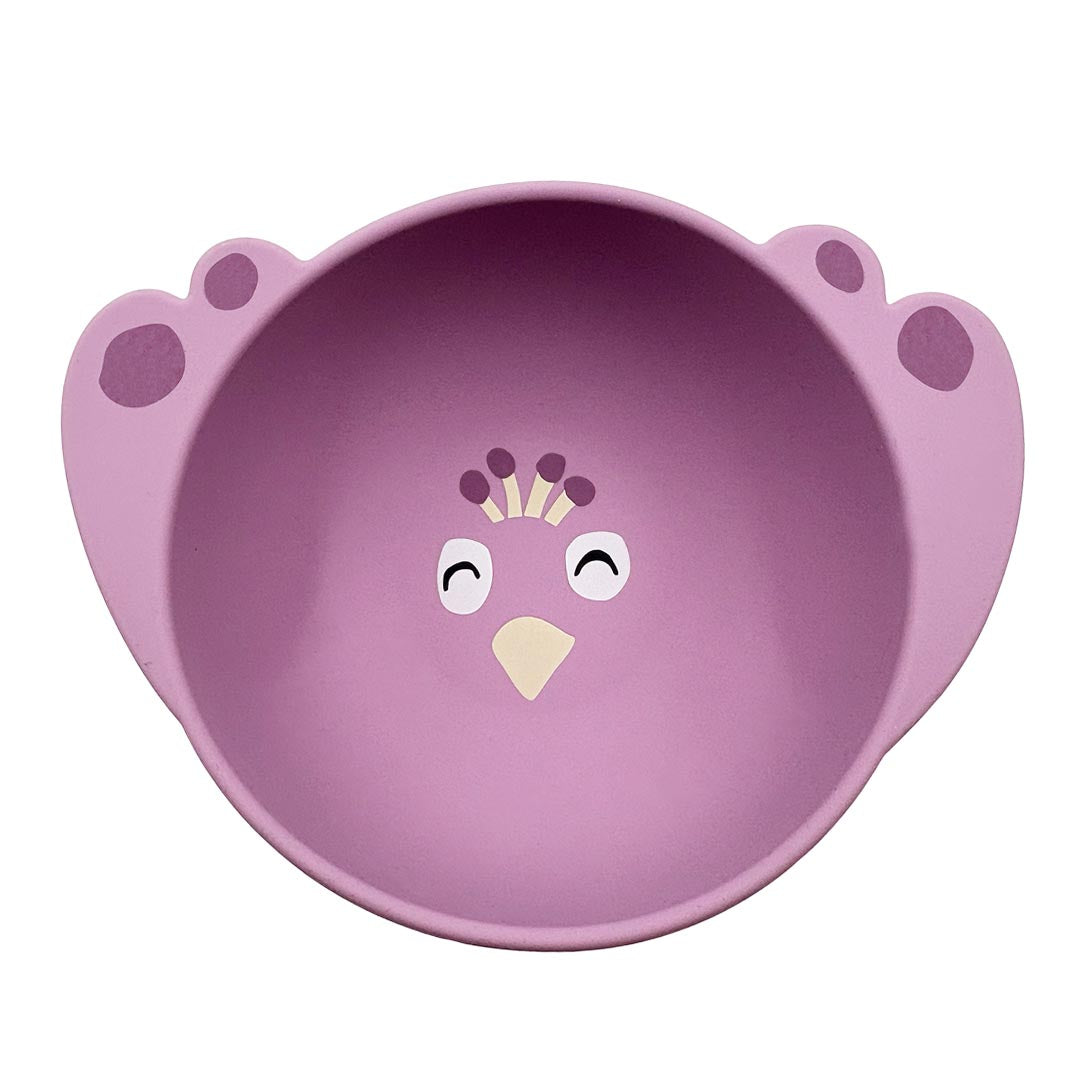 Silicone bowl with suction - Mrs. Peacock