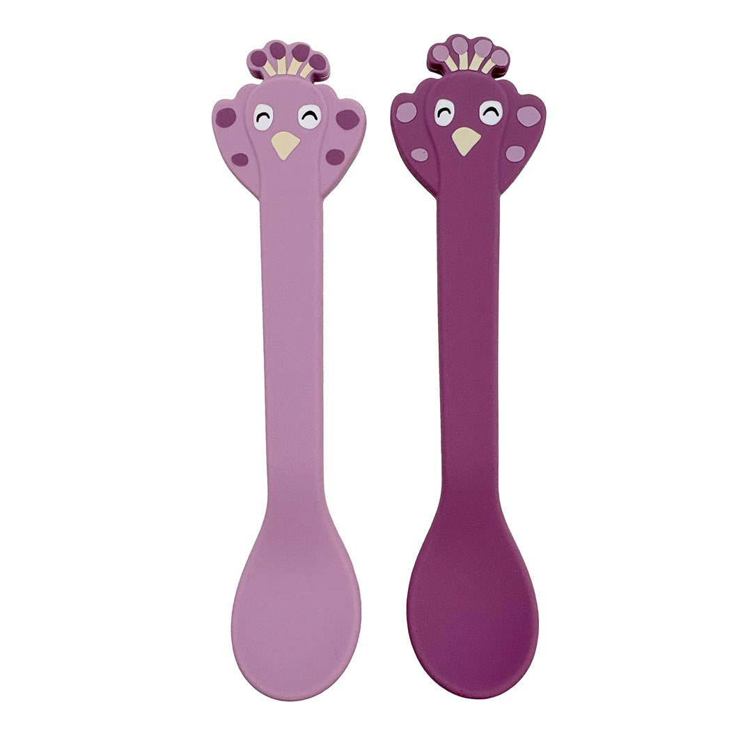 Silicone spoon 2-pack - Mrs. Peacock