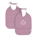Waterproof bib 2-pack - Mrs. Peacock