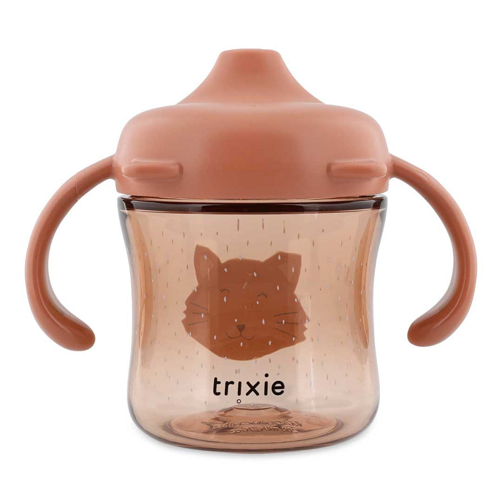 Sippy cup with handles - Mrs. Cat