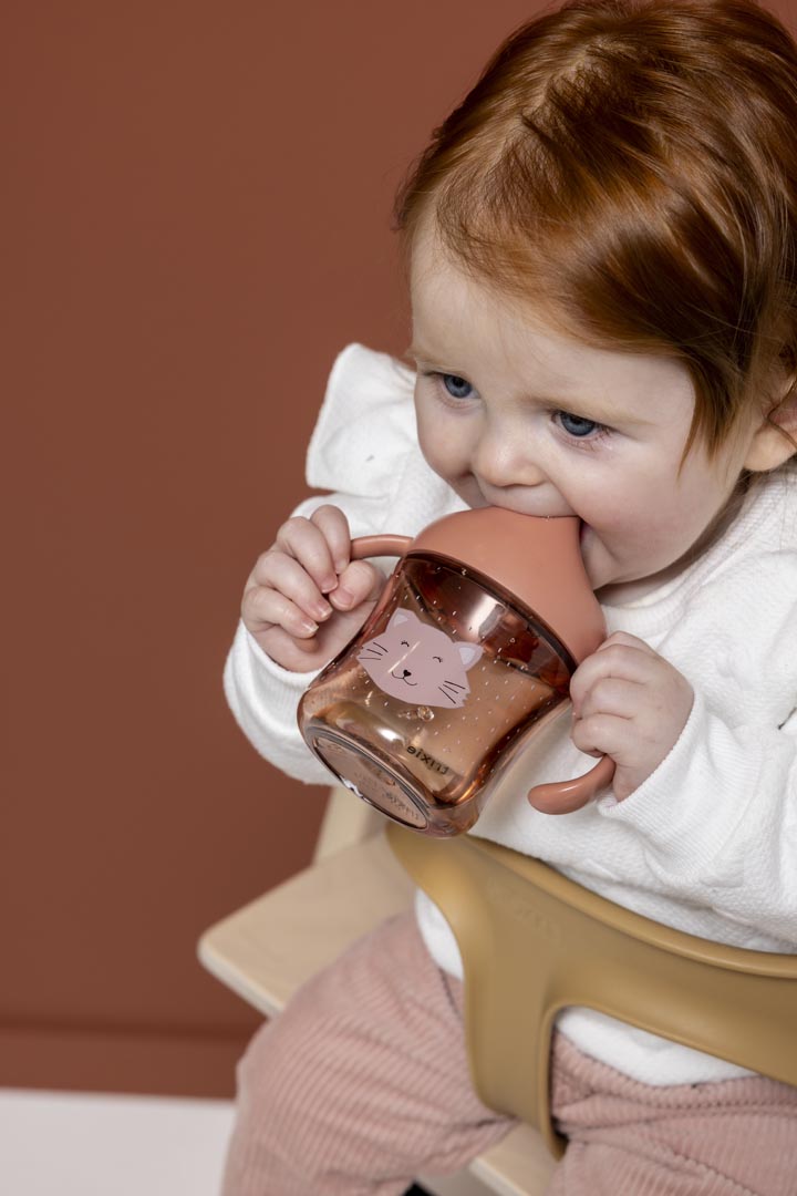 Trixie sippy cup with handles Mrs. Cat