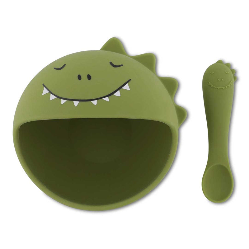 Erstes Baby-Essset - Mr. Dino