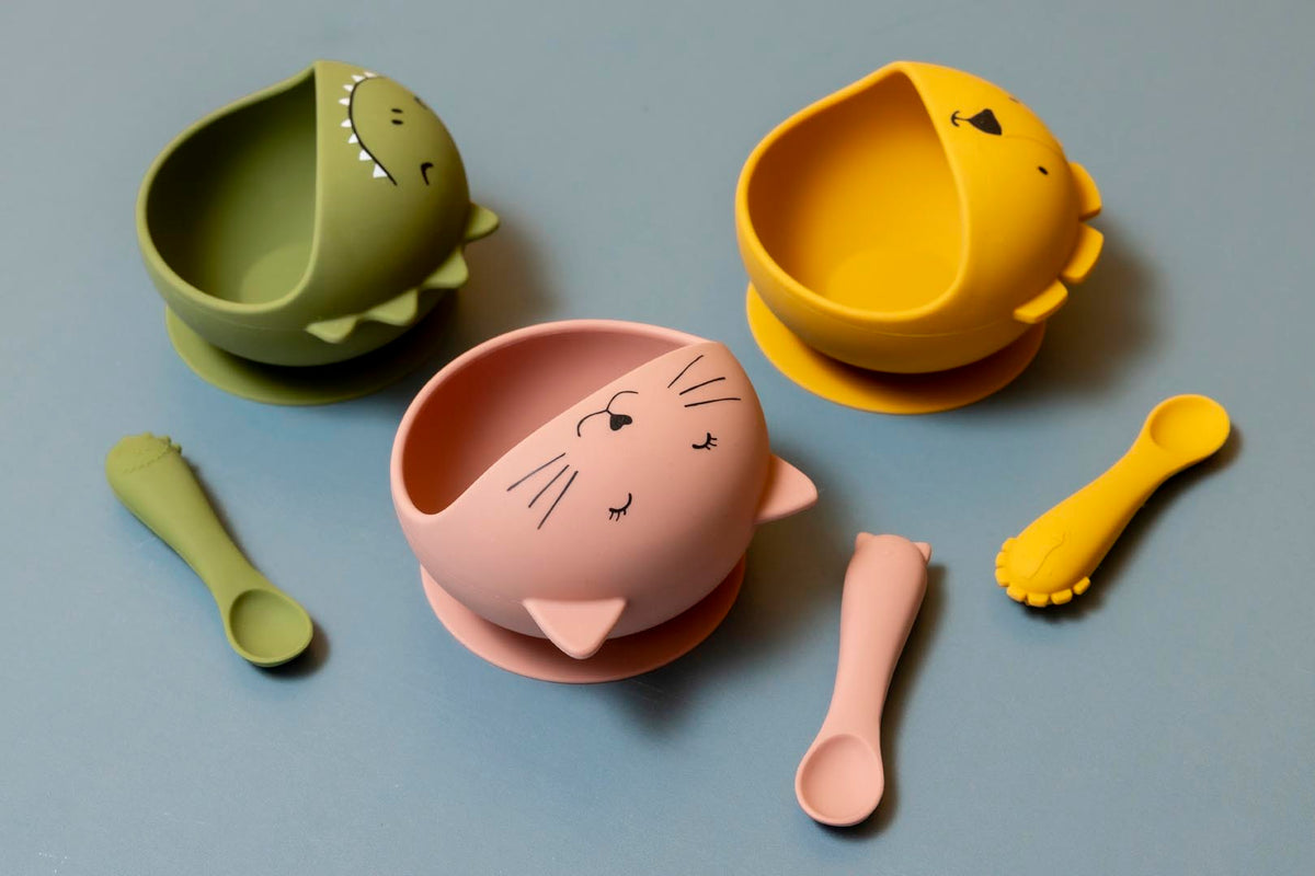 Trixie First baby meal set - Mr. Dino