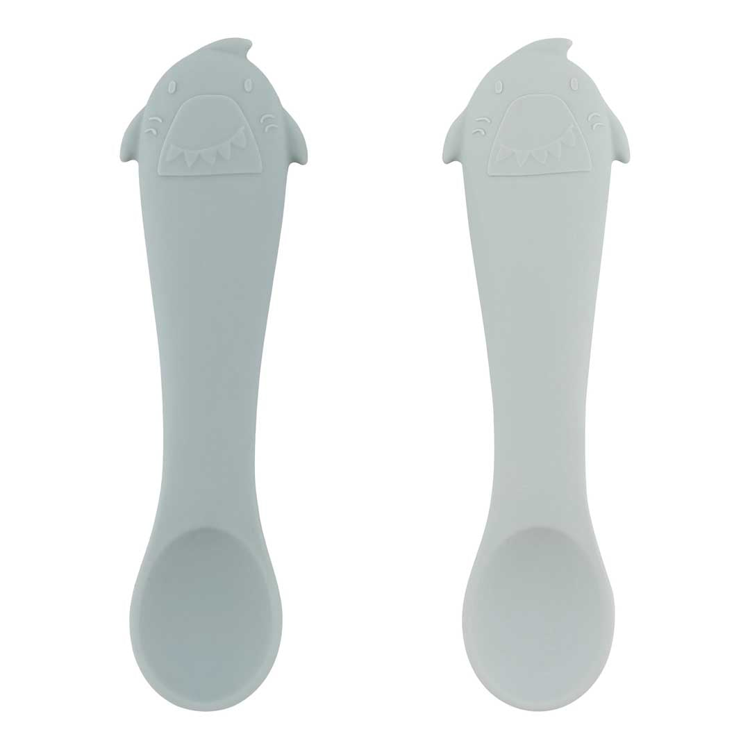 First baby spoons 2-pack - Mr. Shark