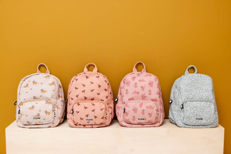 Trixie Backpack print - Lively Lion