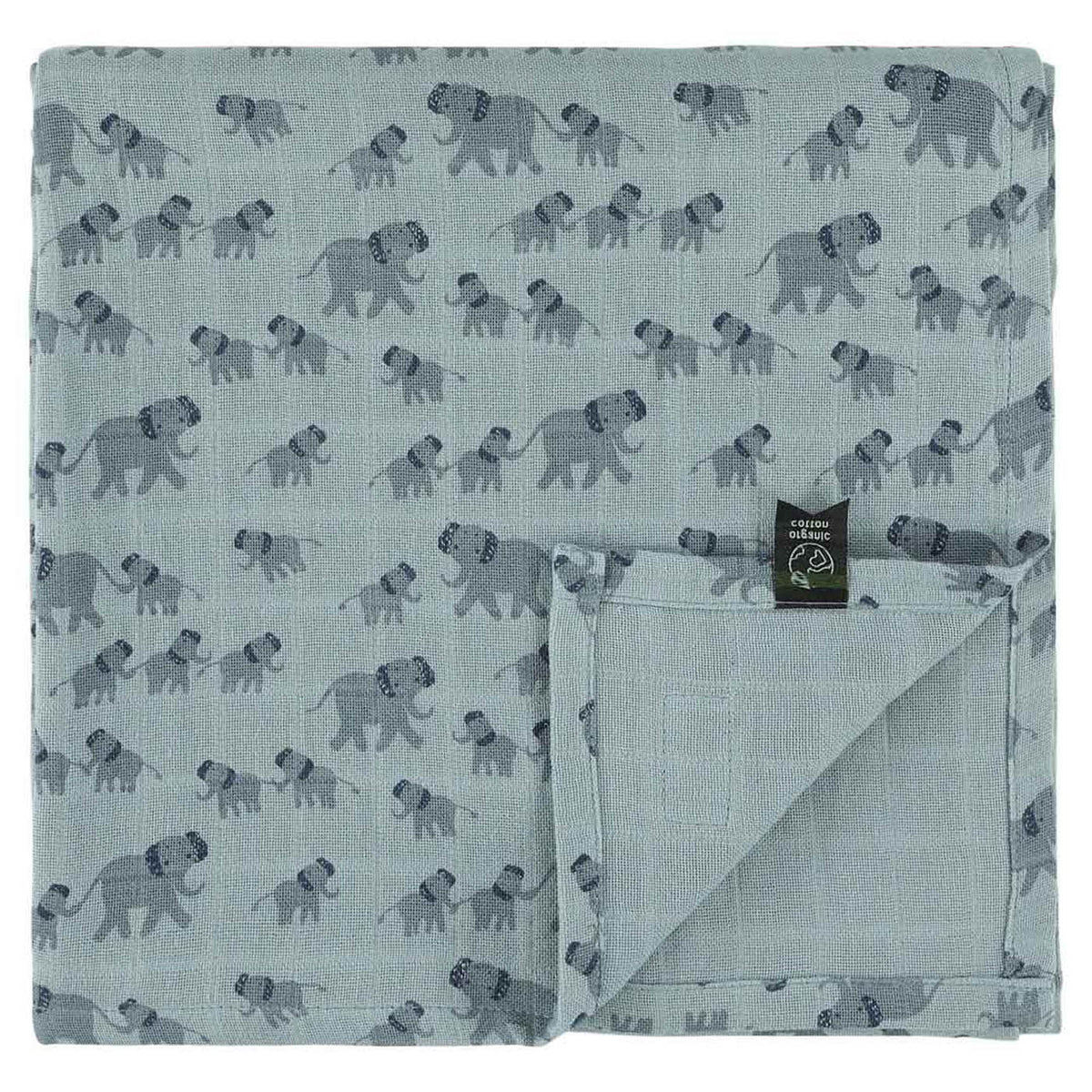 Toalla muselina | 110x110cm - Enchanting Elephant