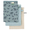 Manoplas muselina 3-pack mix - Enchanting Elephant
