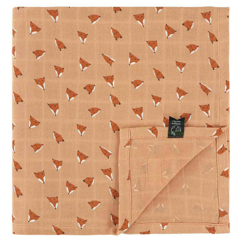Muslin cloth | 110x110cm - Fierce Fox