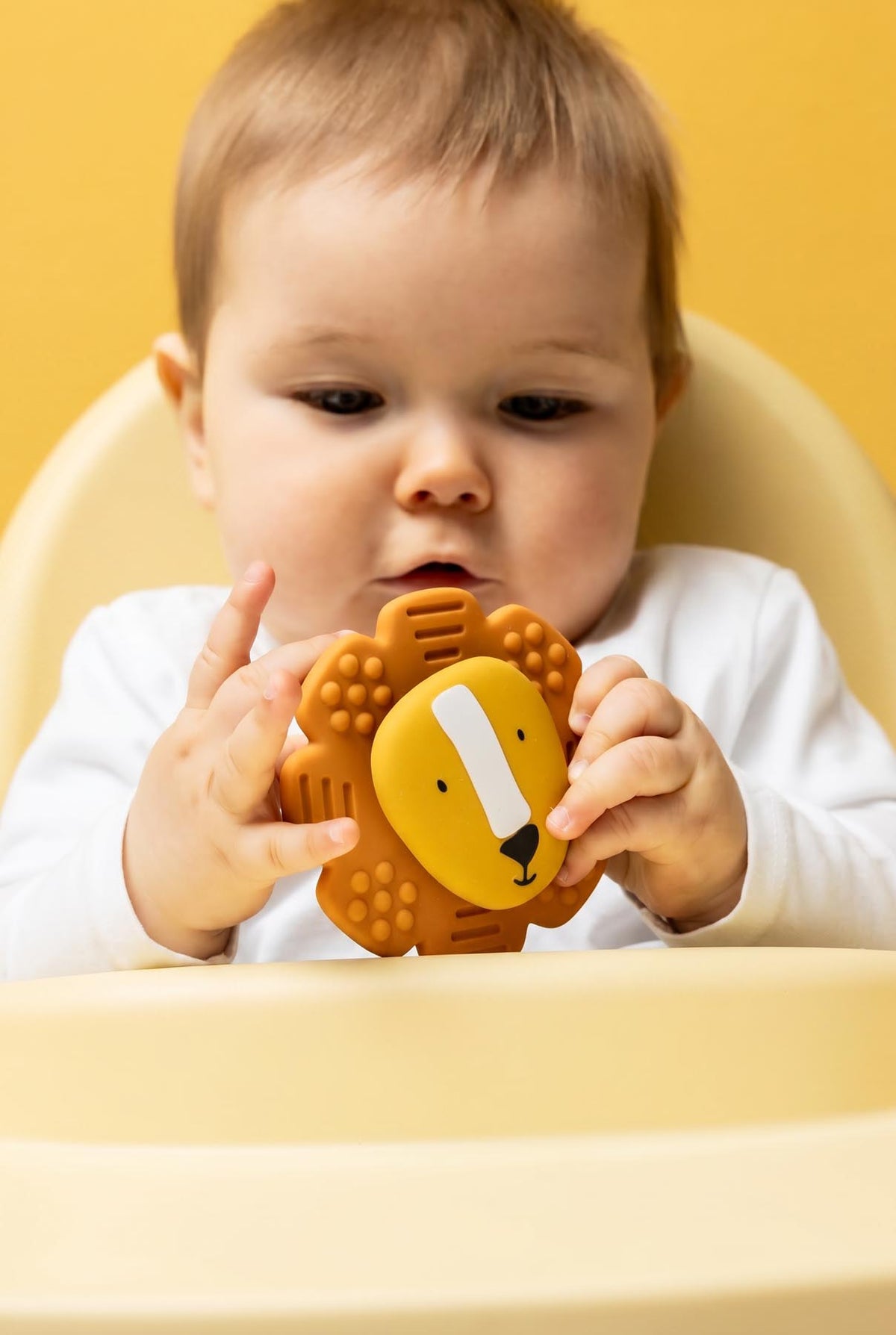 Silicone spinner suction toy - Mr. Lion