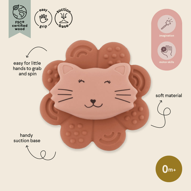 Spinner de silicona con ventosa - Mrs. Cat