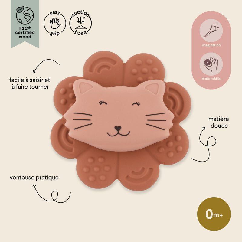 Spinner de silicona con ventosa - Mrs. Cat