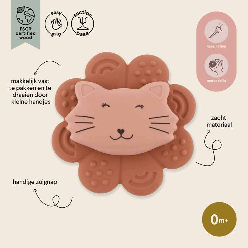 Spinner de silicona con ventosa - Mrs. Cat