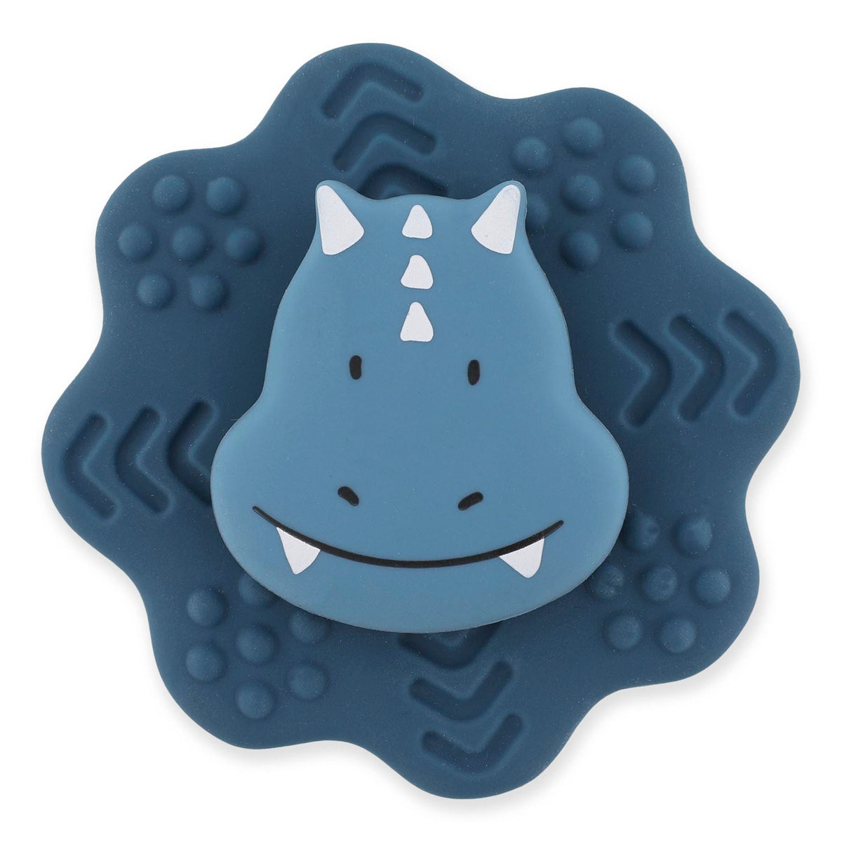 Silicone spinner suction toy - Mr. Triceratops