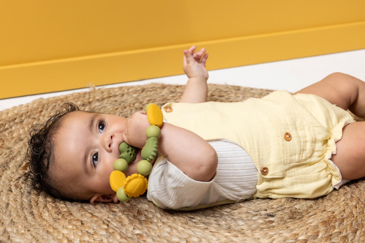 Silicone teething ring - Mr. Dino & Mr. Lion