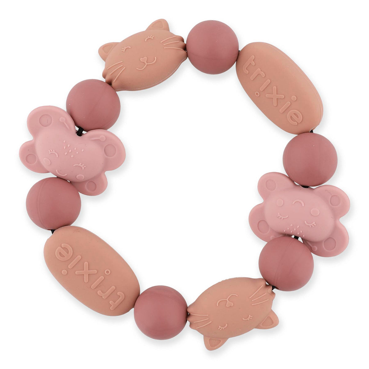 Pulsera mordedora de silicona - Mrs. Cat & Mrs. Butterfly