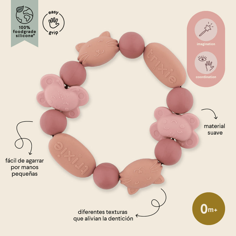 Beißarmband aus Silikon - Mrs. Cat & Mrs. Butterfly