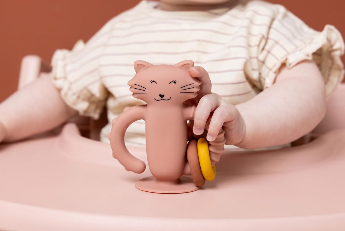 Silicone sensory suction toy - Mrs. Cat