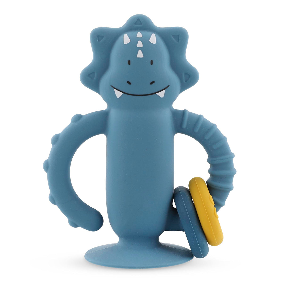 Silicone sensory suction toy - Mr. Triceratops