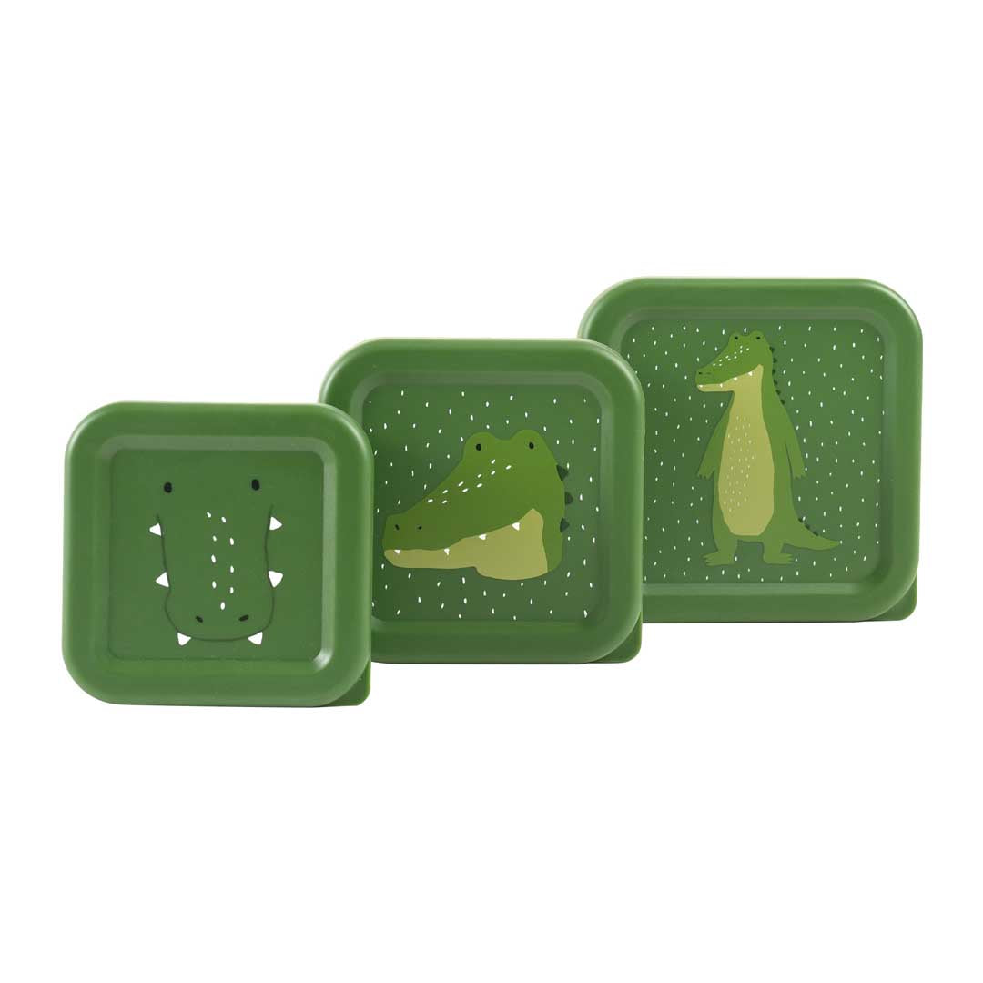 Snack box - 3er-Set - Mr. Alligator