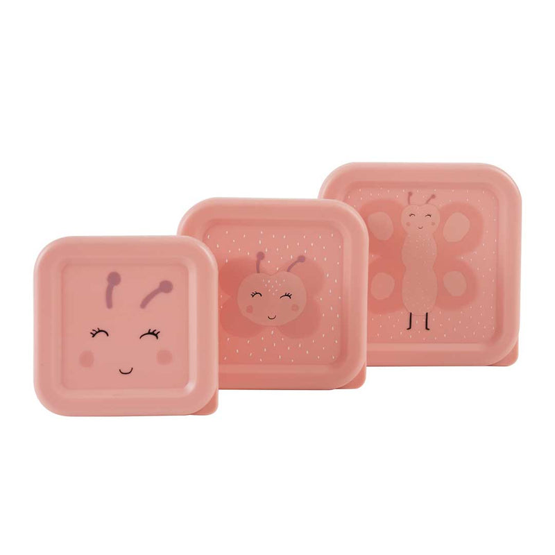 Snack box - 3er-Set - Mrs. Butterfly