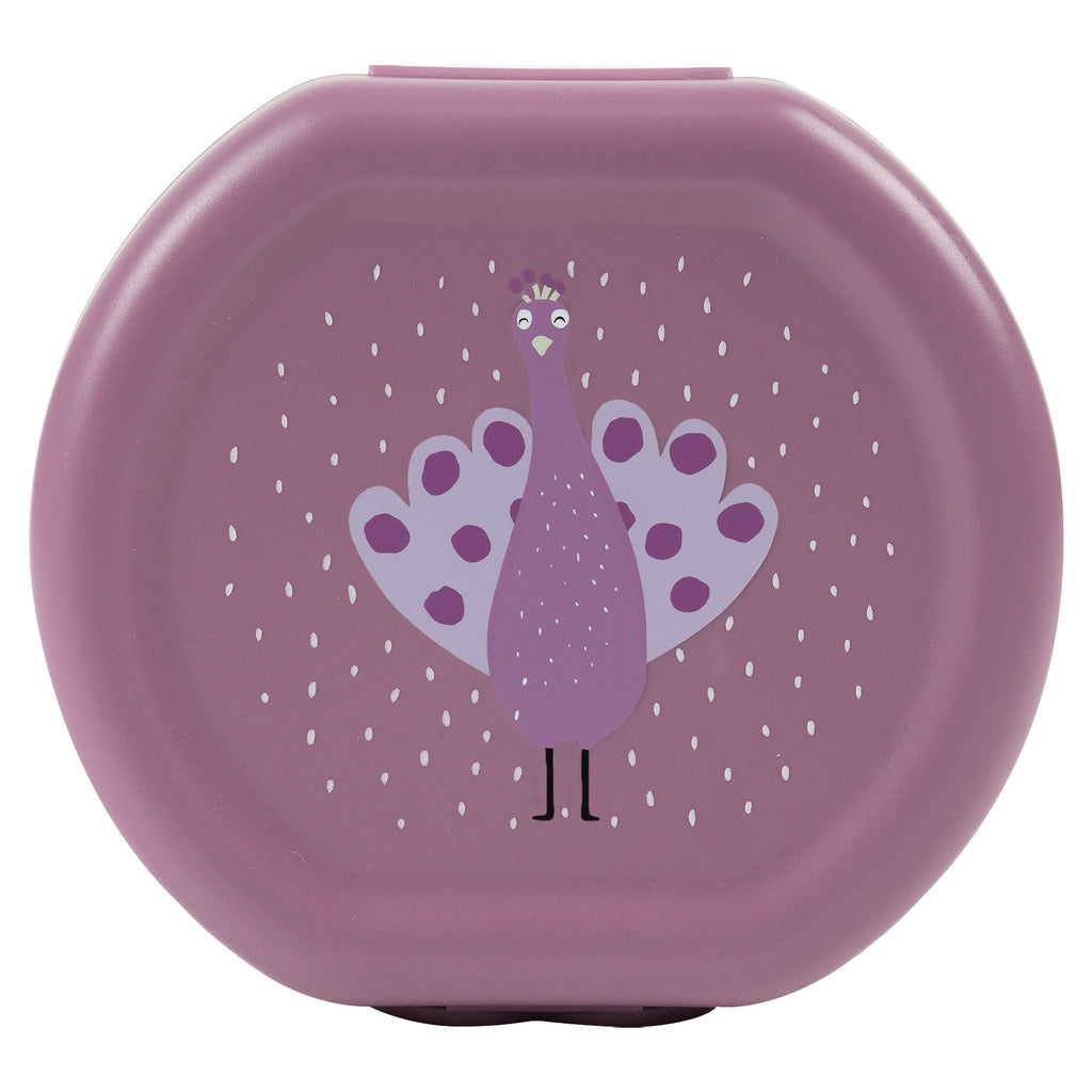 Snack box with clip - 2pcs - Mrs. Peacock