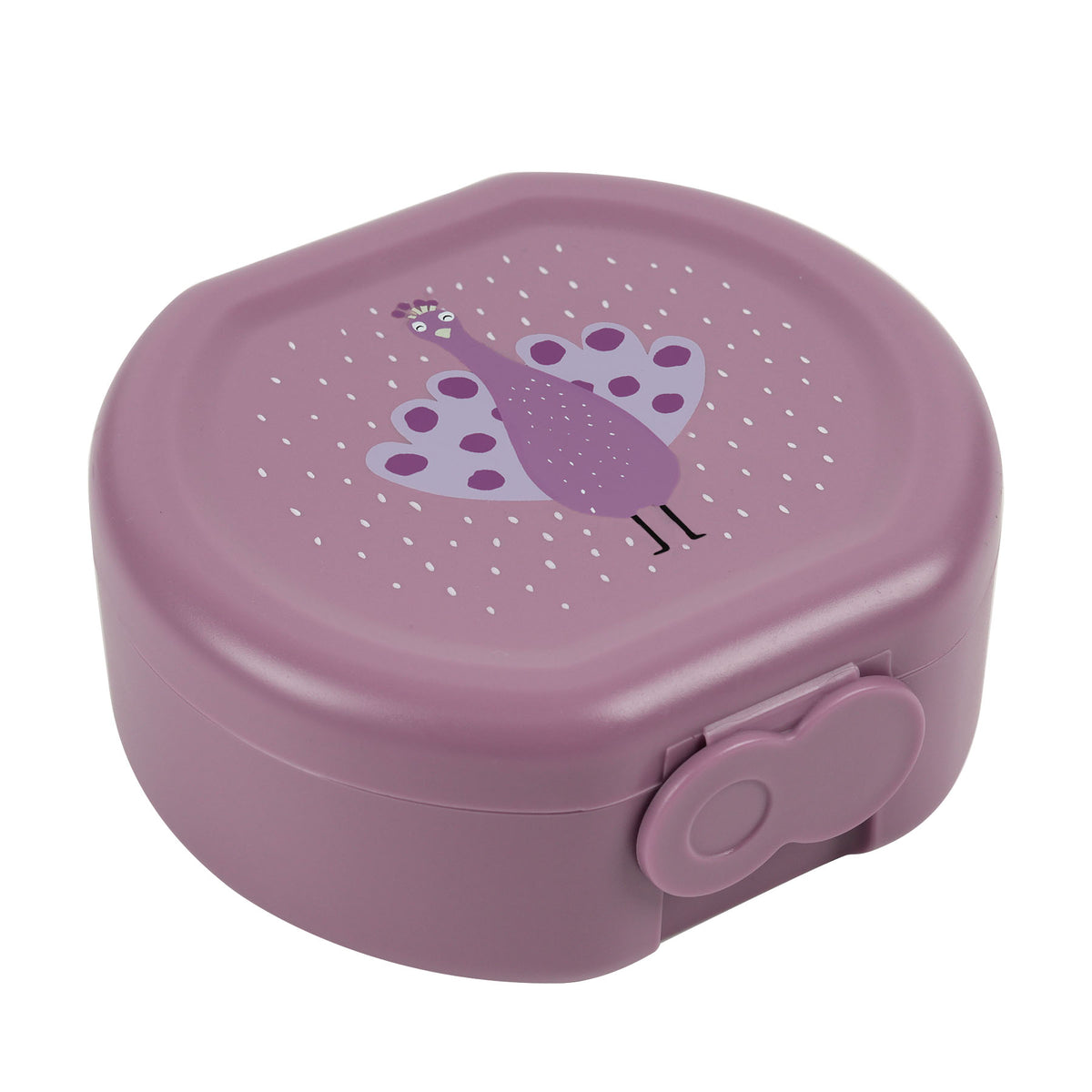 Snack box with clip - 2pcs - Mrs. Peacock