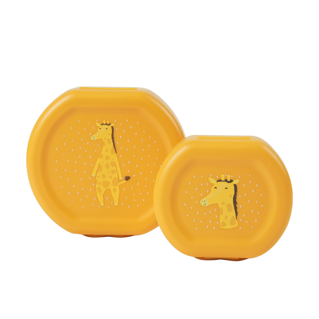 Snack box with clip - 2pcs - Mr. Giraffe