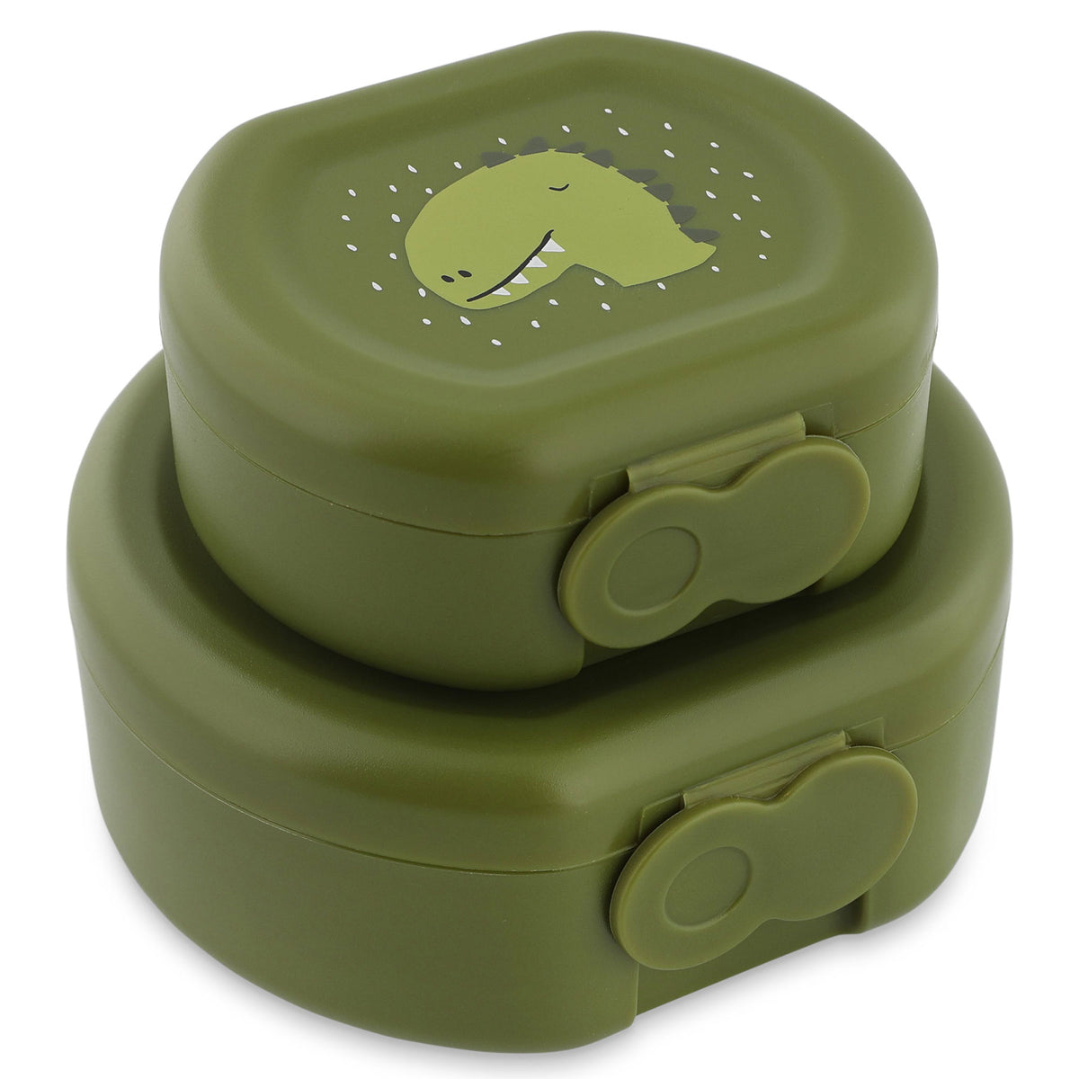 Snack box with clip - 2pcs - Mr. Dino