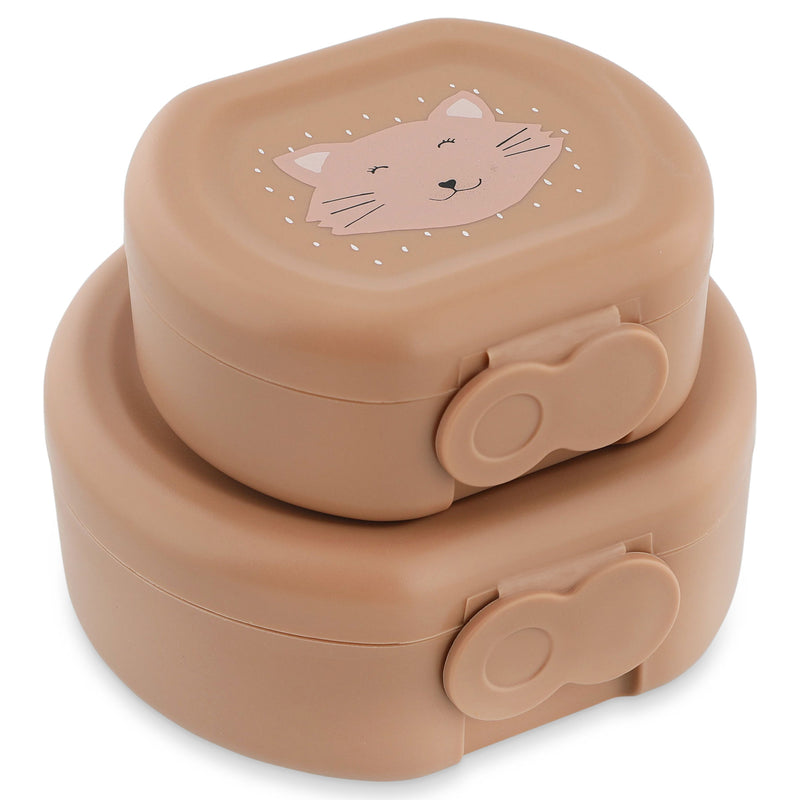Snackbox mit Clip - 2er-Set - Mrs. Cat