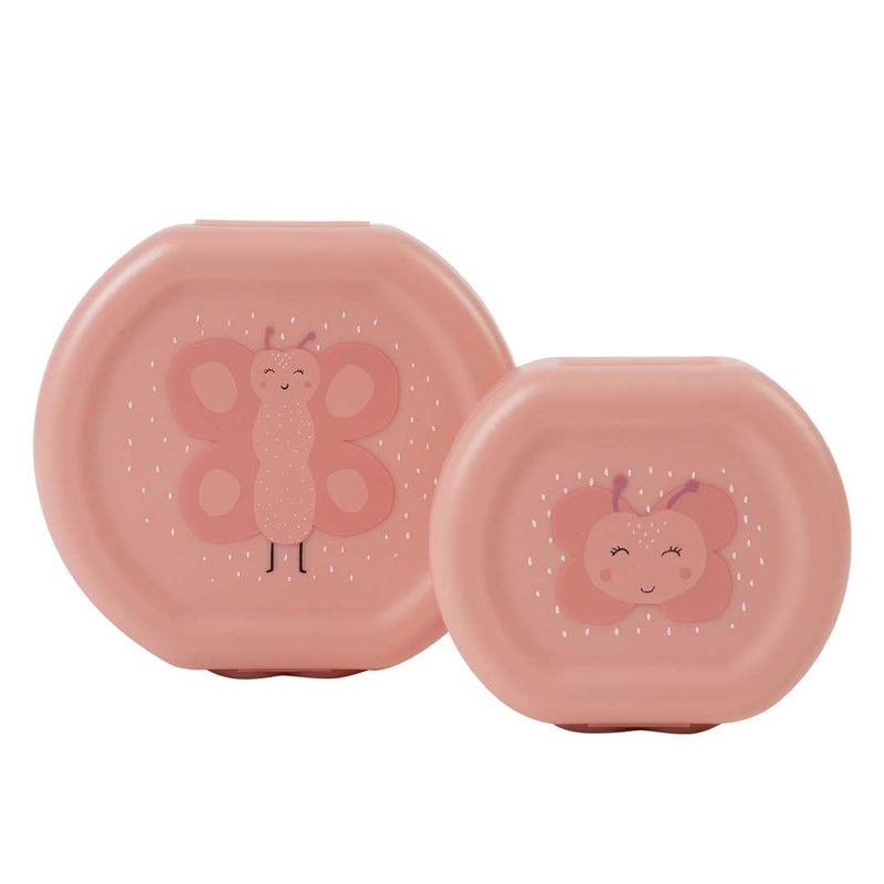 Snack box with clip - 2pcs - Mrs. Butterfly