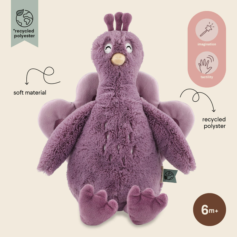 Animal de peluche - grande - Mrs. Peacock