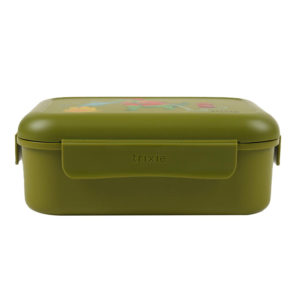 Lunch box with clips - Fireman Mr. Dino