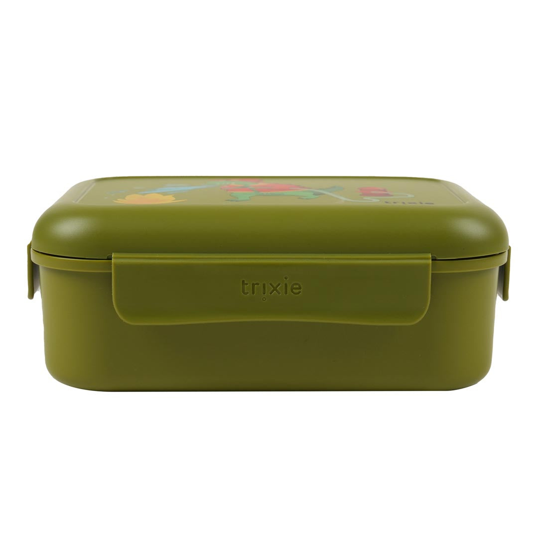 Lunch box with clips - Fireman Mr. Dino