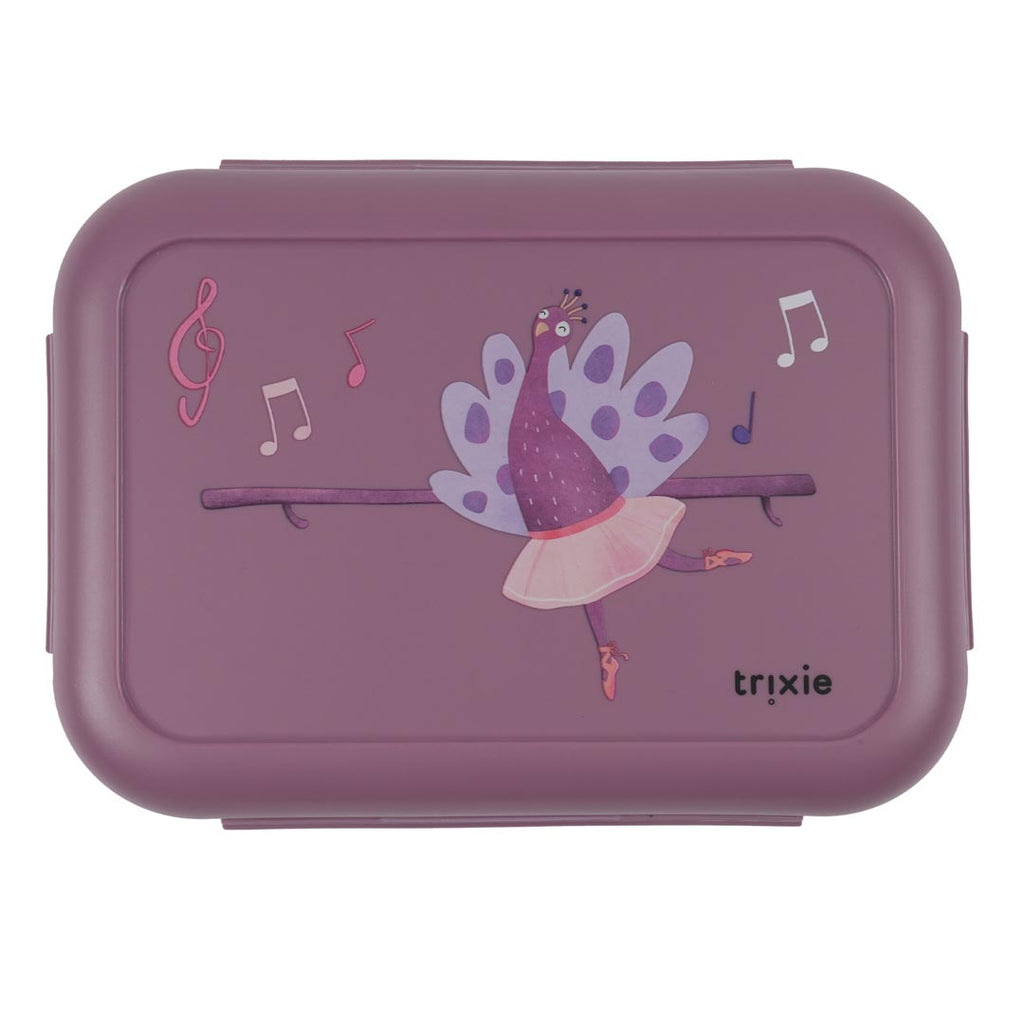 Lunch box with clips - Ballerina Mrs. Peacock