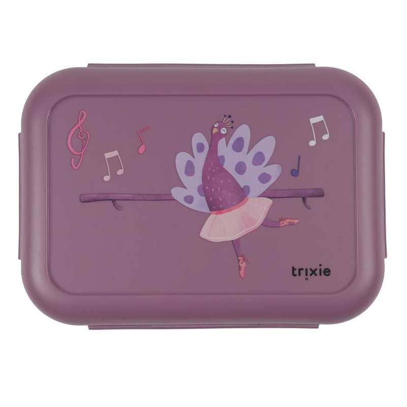 Lunch box with clips - Ballerina Mrs. Peacock
