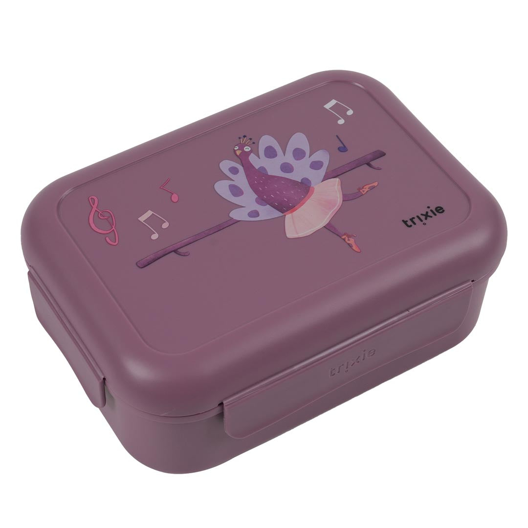 Lunch box with clips - Ballerina Mrs. Peacock