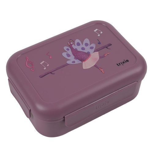 Lunch box with clips - Ballerina Mrs. Peacock