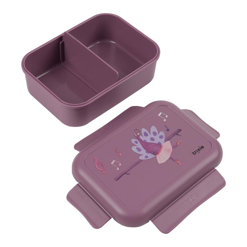 Lunch box with clips - Ballerina Mrs. Peacock