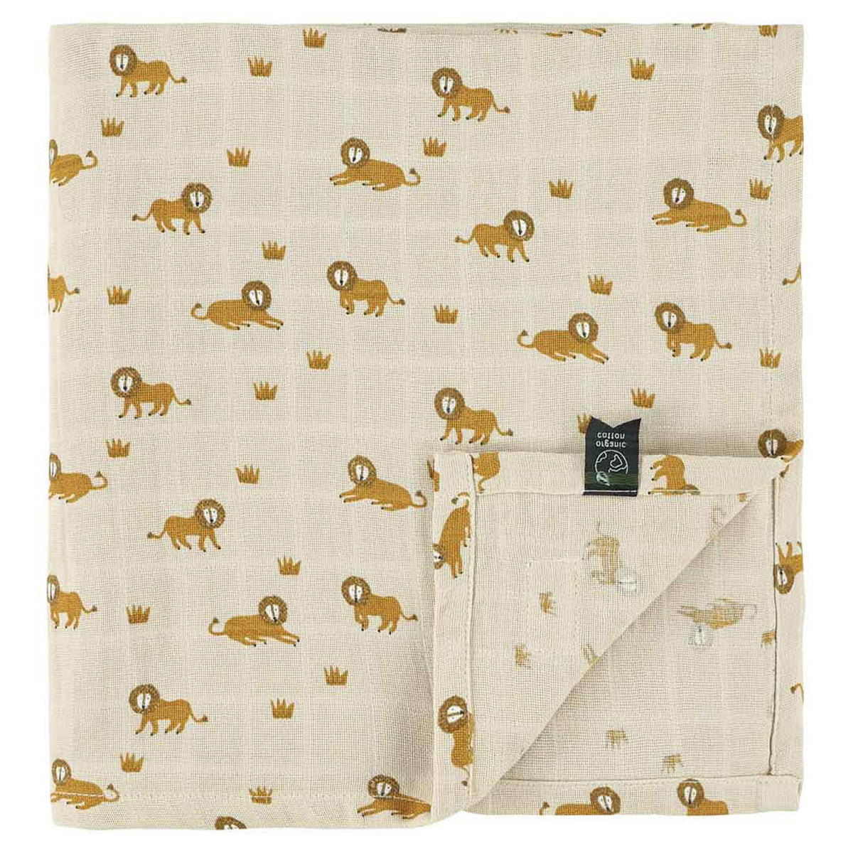 Muslin cloth | 110x110cm - Lively Lion