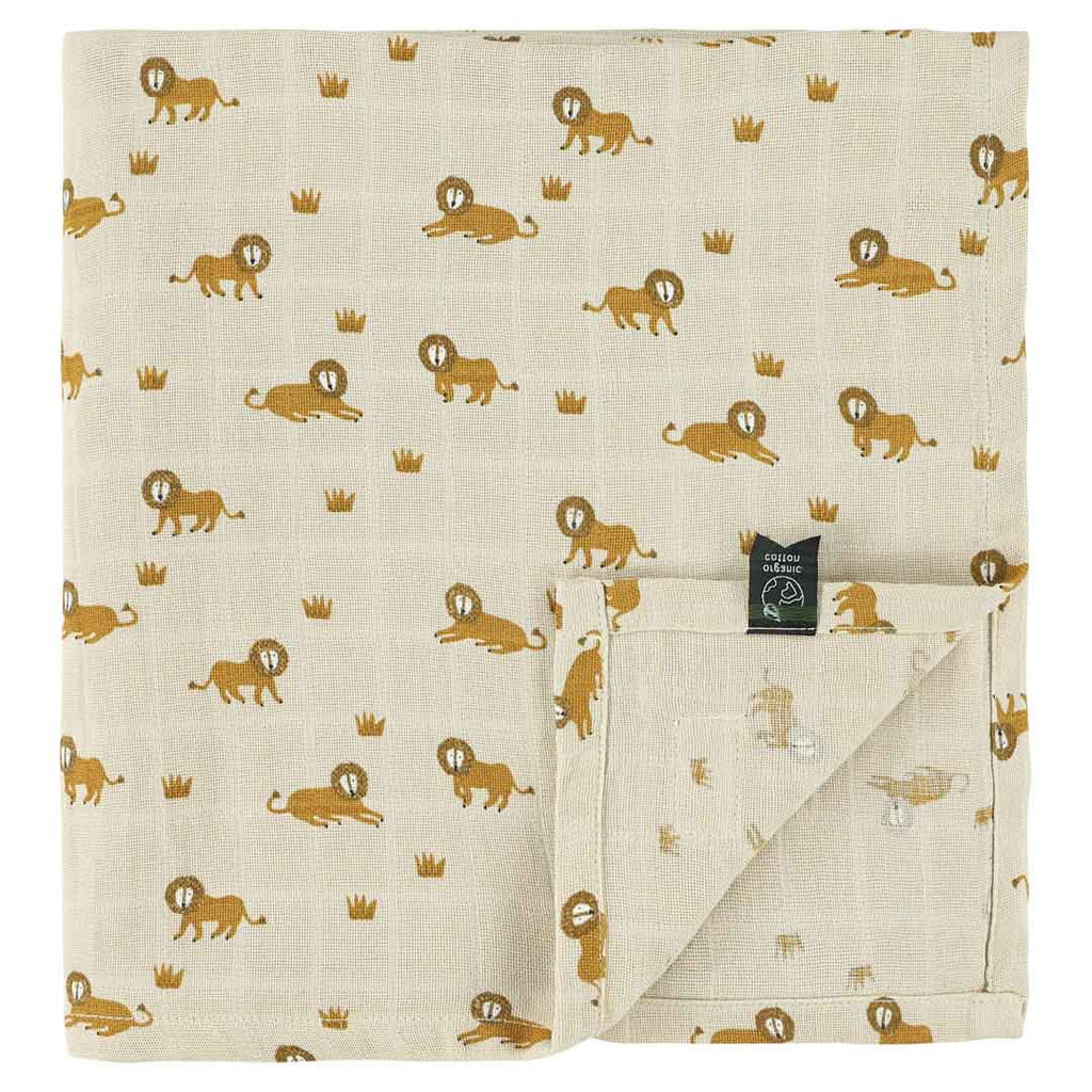 Muslin cloth | 110x110cm - Lively Lion