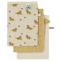 Manoplas muselina 3-pack mix - Lively Lion