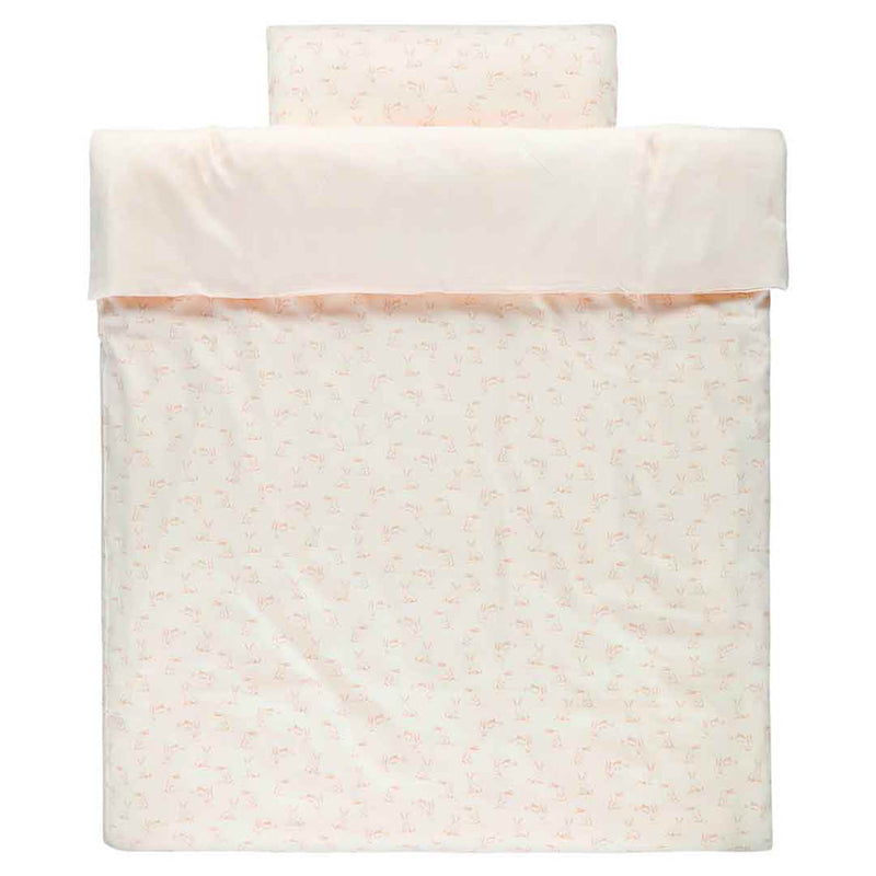 Cot duvet cover - Rosy Rabbit