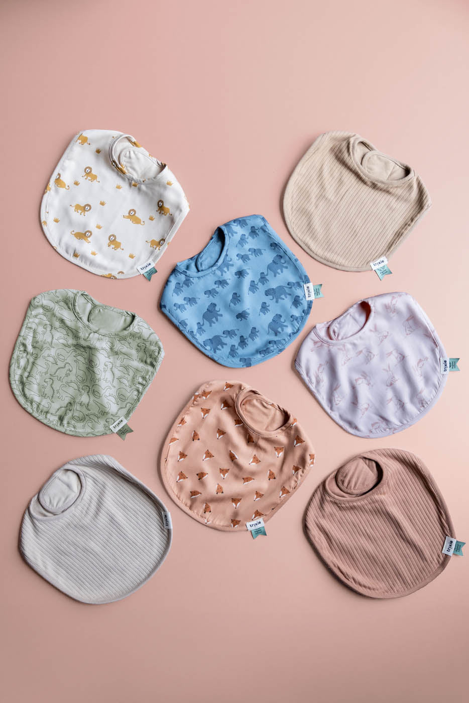 Baby Lätzchen 2-pack mix - Rosy Rabbit