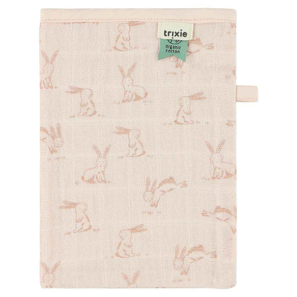 Muslin washcloths 3-pack mix - Rosy Rabbit