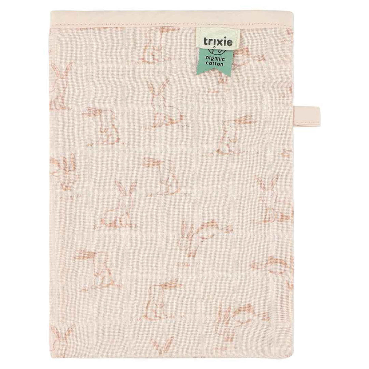 Muslin washcloths 3-pack mix - Rosy Rabbit