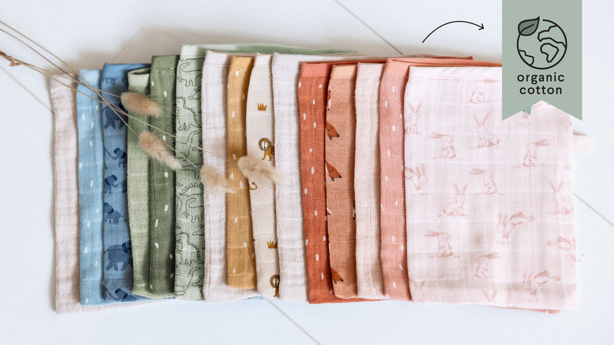 Trixie washcloths muslin 
