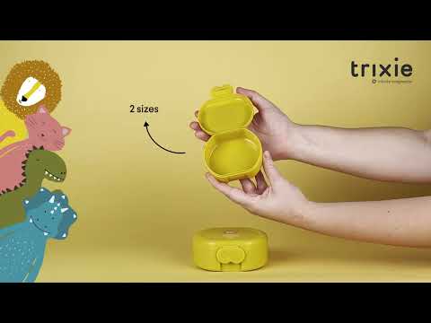 Snack box with clip - 2pcs - Mr. Dino